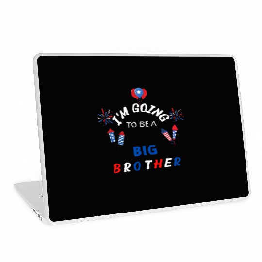 i am going to be a big brother Laptop Skins