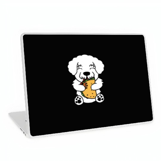 Bichon Frise Taco Lover Laptop Skins