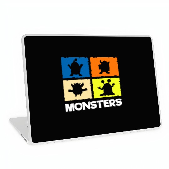 Cute Scary Halloween Big Brother Laptop Skins