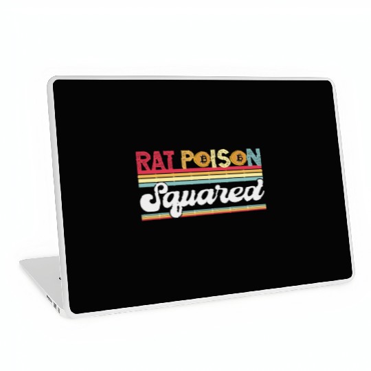 Rat Poison Squared Laptop Skins
