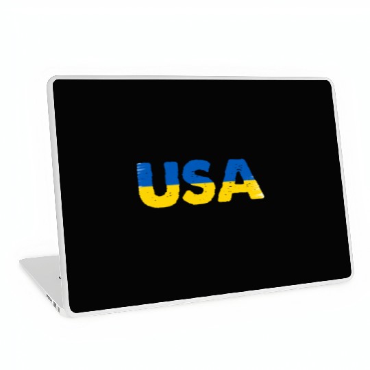 I Stand with Ukraine Ukraine Flag Laptop Skins