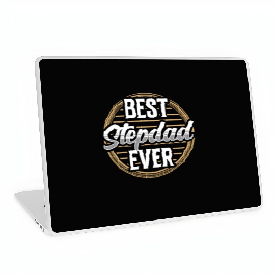Best Stepdad Ever Stepfather Step Dad Fathers Day Laptop Skins