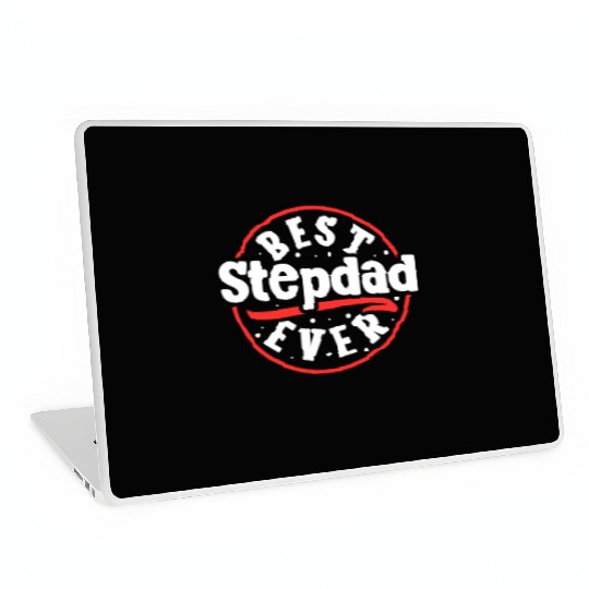 Best Stepdad Ever Stepfather Step Dad Fathers Day Laptop Skins