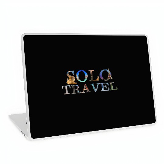 in love with solo travel, in all seasons Laptop Skins