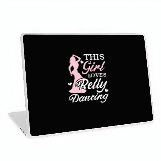 This Girl Loves Belly Dancing Shimmy Belly Dancer Laptop Skins