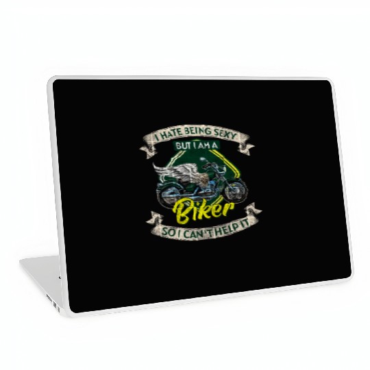 Biker Chopper Racing Two-Wheeler Laptop Skins