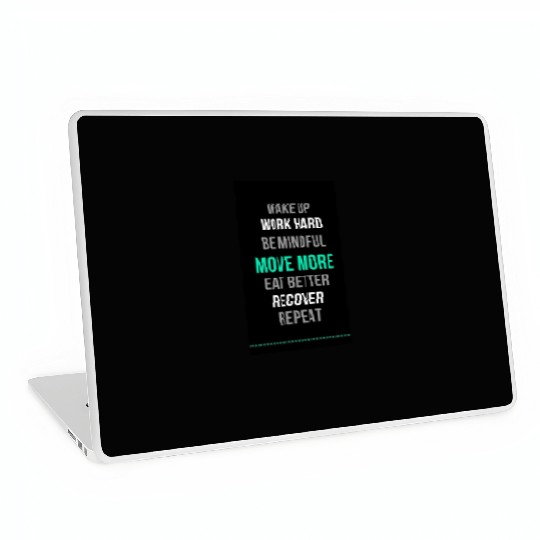 Wake up, work hard Laptop Skins