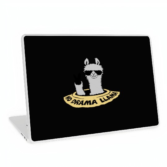 floor hole peace llama Laptop Skins