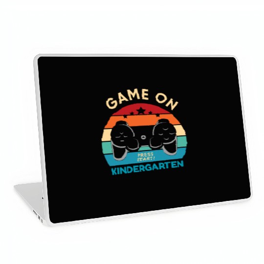 Game On Kindergarten Video Controller Vintage Laptop Skins