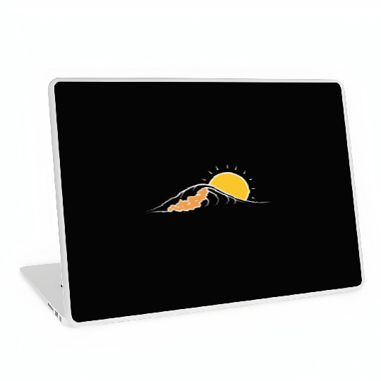 Retro Vintage Sunset Car Style Sun Sunshine Laptop Skins