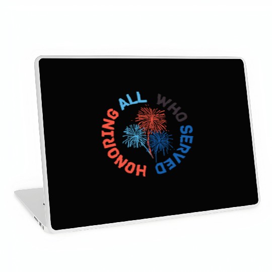 Thank You Veterans l Veterans Day Gift Idea Laptop Skins