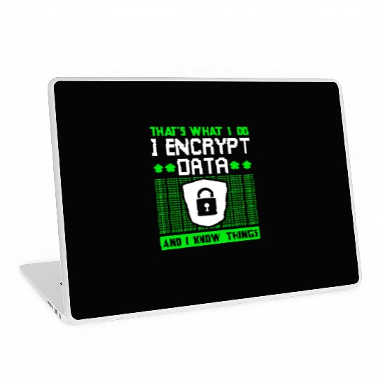Cyber Security Expert Encryption Laptop Skins