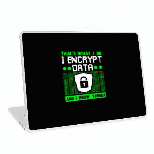 Cyber Security Expert Encryption Laptop Skins