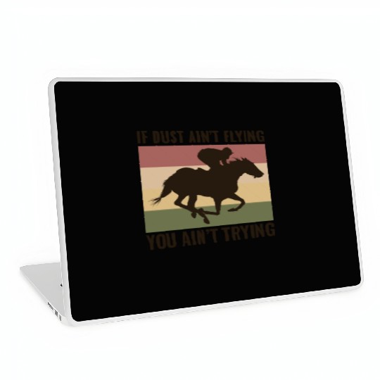 Barrel Racer Rodeo Racing Horse Riding Race Funny Laptop Skins