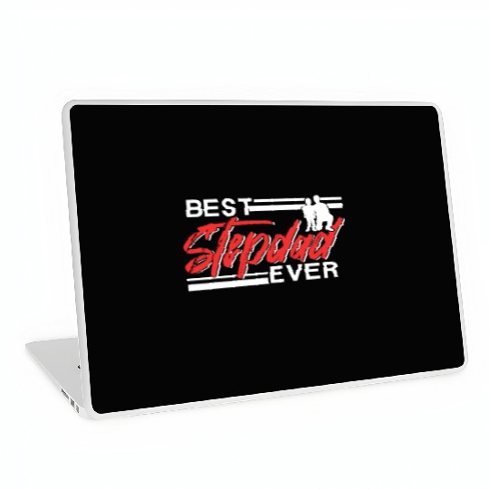 Best Stepdad Ever Stepfather Fathers Day Step Dad Laptop Skins