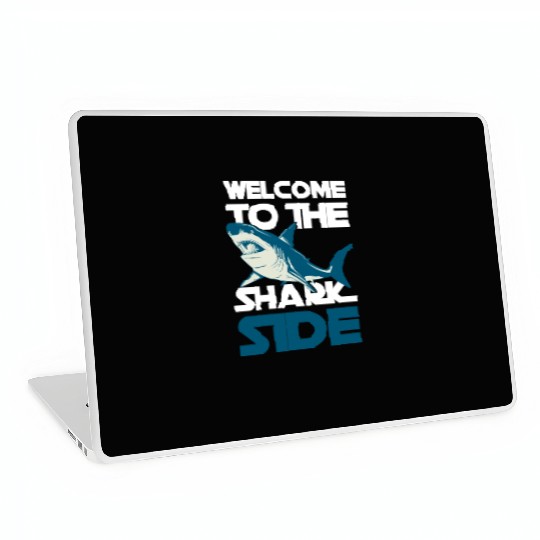 Great White Shark Shark Fin Sailing Tiger Shark Laptop Skins