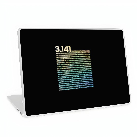 3.14 Math Physics Irrational Number 3.14 Pi Day Laptop Skins