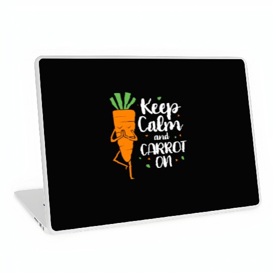Funny Carrot Keep Calm And Carrot On Laptop Skins