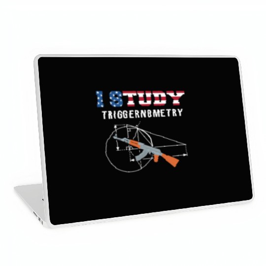 I Study Triggernometry - Gun Lover Laptop Skins