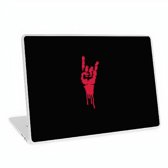 drop blood heavy metal Laptop Skins