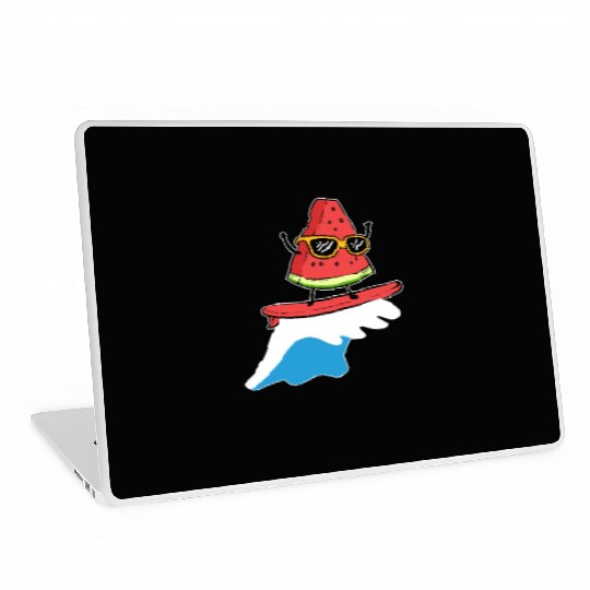 Watermelon Surfing Windsurfer Gift Laptop Skins
