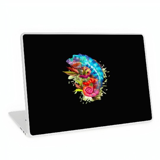 A chameleon is sitting on a branch 11 1 Laptop Skins
