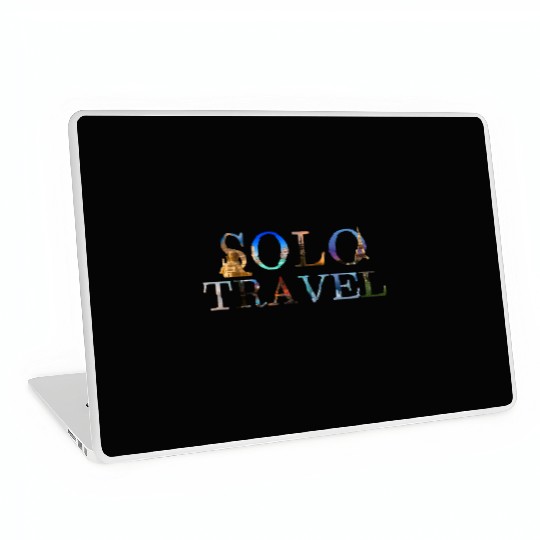in love with solo travel, in all seasons Laptop Skins