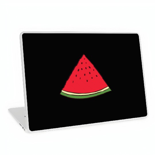 Watermelon - slice, piece, quarter, triangle Laptop Skins