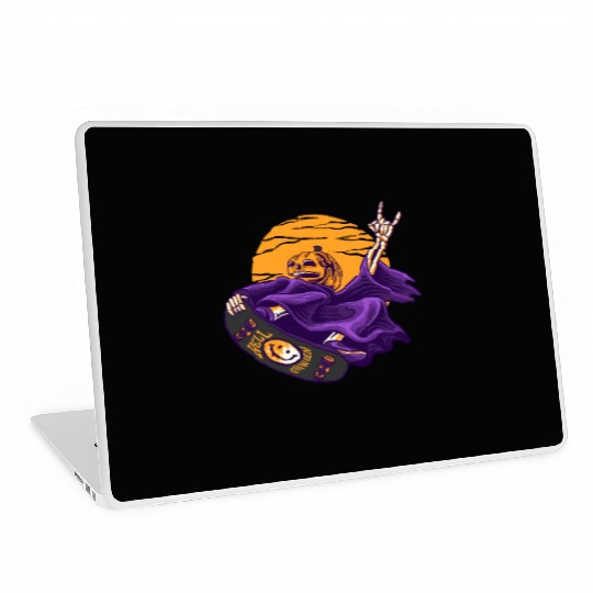 GRIM REAPER SKATEBOARD Laptop Skins