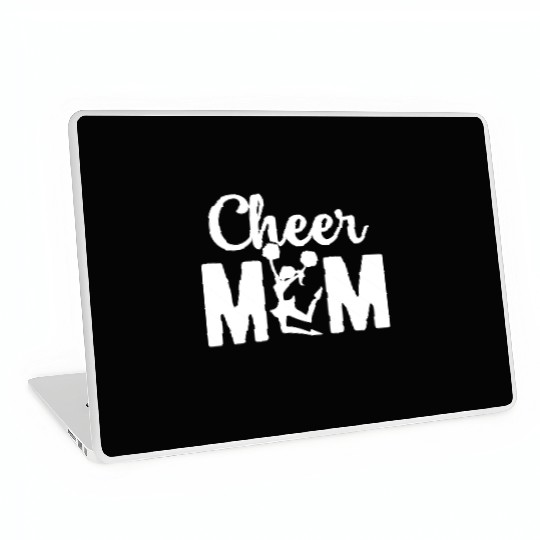 Womens Cheer Mom Gymnastics Cheerleading Mom Squad Laptop Skins