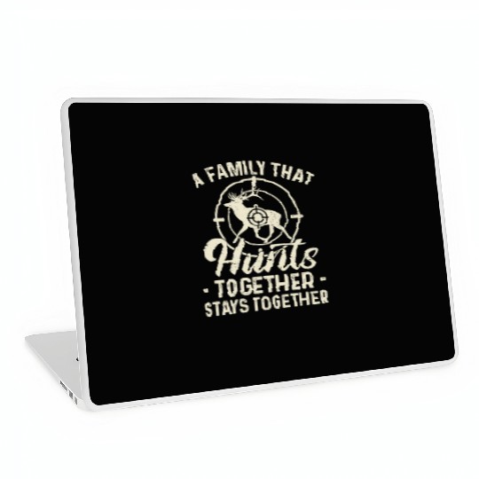 Buck Deer Hunting Hunter Family A Laptop Skins