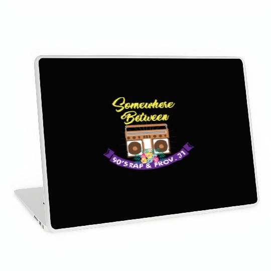90s Radio Christian Jesus Bible Saying Laptop Skins