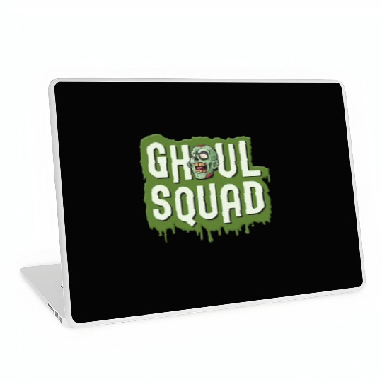 Ghoul Squad Creepy Scary Zombie Cute Halloween Laptop Skins