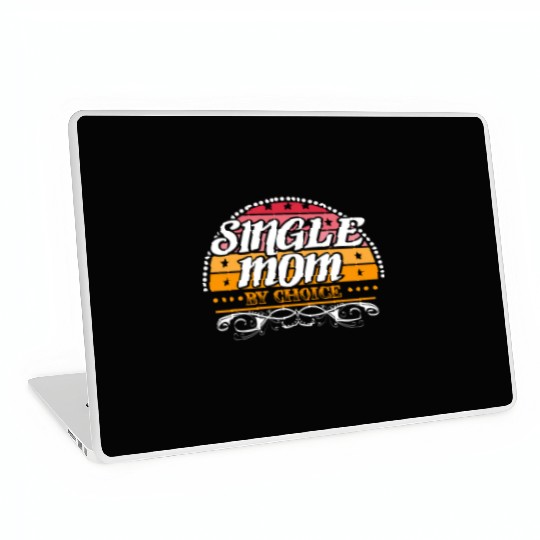 Single Mother Son Laptop Skins