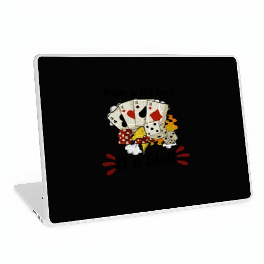 Poker Casino Poker Player Gambling Roulette Gift Laptop Skins