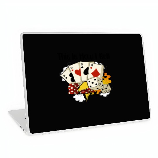 Poker Casino Poker Player Gambling Roulette Gift Laptop Skins