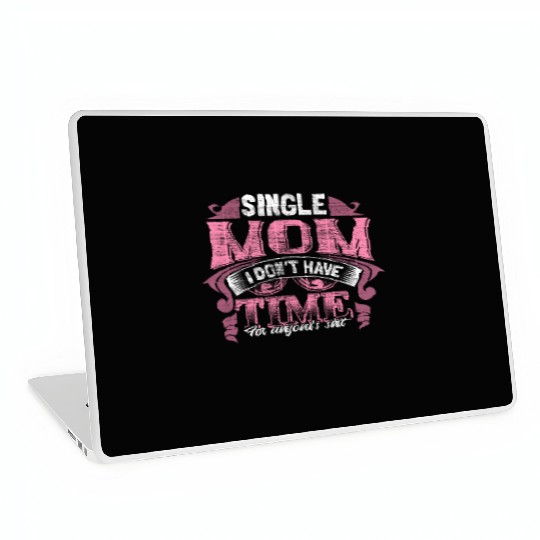 Single Mother Mom Son Gift Idea Laptop Skins