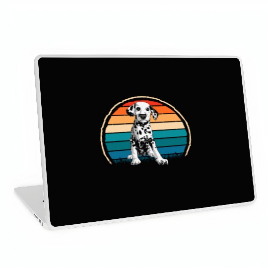 Dalmatian Dog Owner Retro Dog Lover Laptop Skins
