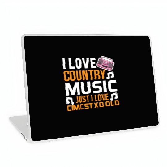 I love Country Music Laptop Skins