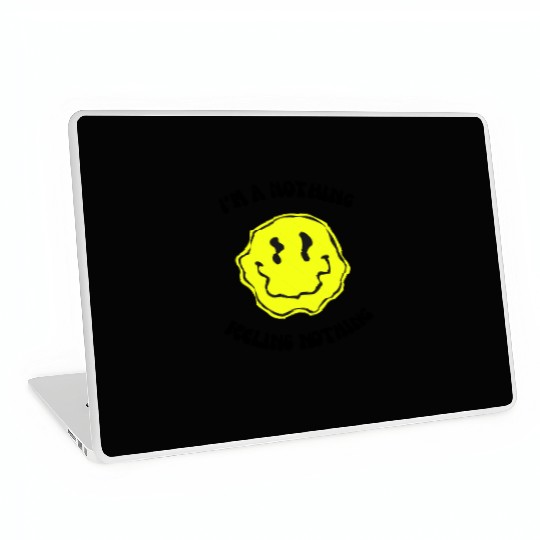 I'm a nothing feeling nothing - YELLOW Laptop Skins