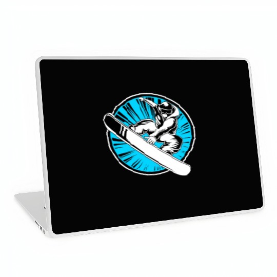 Winter Vacation Snowboarding Snowboarder Laptop Skins