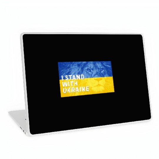 Ukraine Independence Day. I Stand with Ukraine Laptop Skins