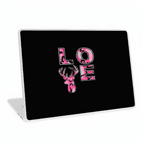 K Camouflage Buck Love Deer Hunting Hunter Laptop Skins