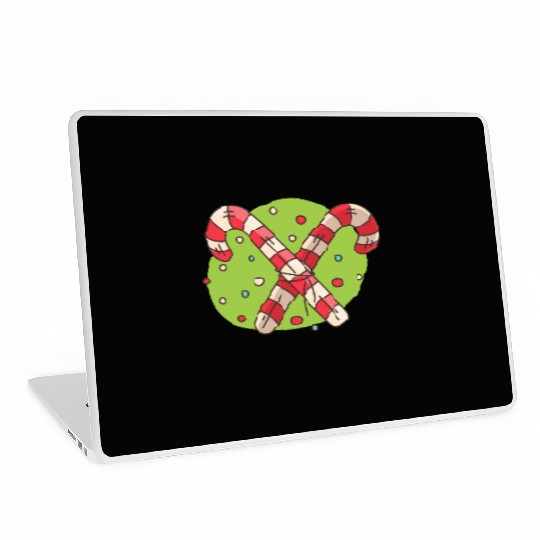 candy canes Laptop Skins