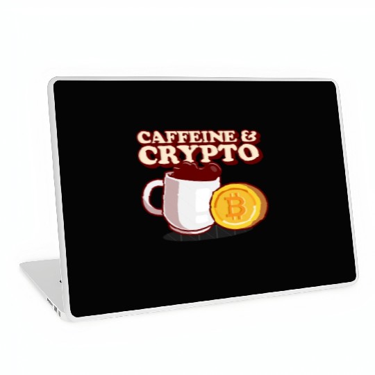 Cryptocurrency Caffeine And Crypto Coffee Laptop Skins