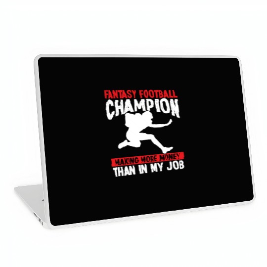 Fantasy Football Championship making Money Team Laptop Skins