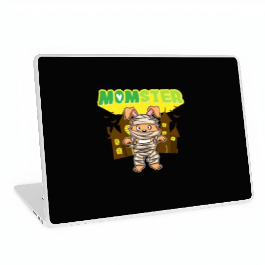 Momster Monster Mom Scary Halloween Mommy Costume Laptop Skins