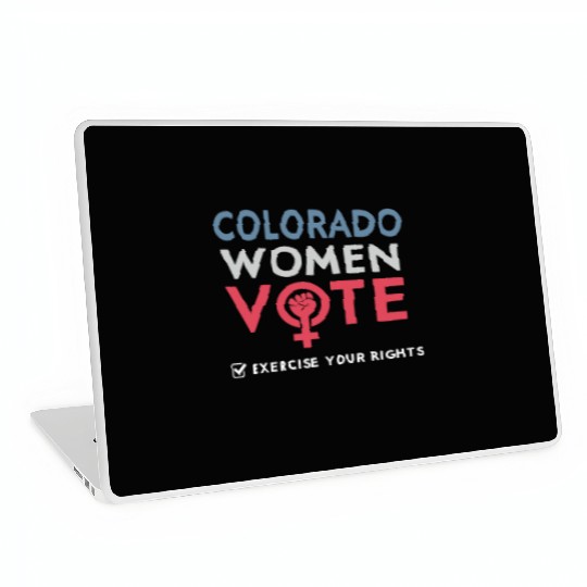Colorado Women Vote Voter 2022 Election Feminist Laptop Skins
