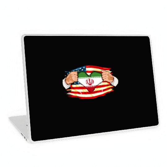 Persians Who Live in America Iran Flag Laptop Skins