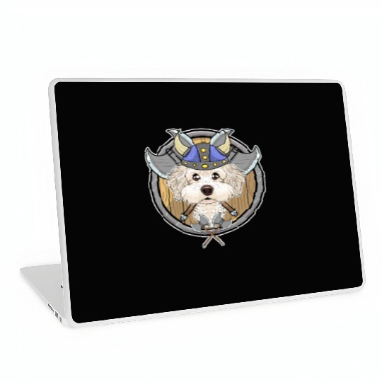 Bichon Frise I Valhalla I Viking Laptop Skins